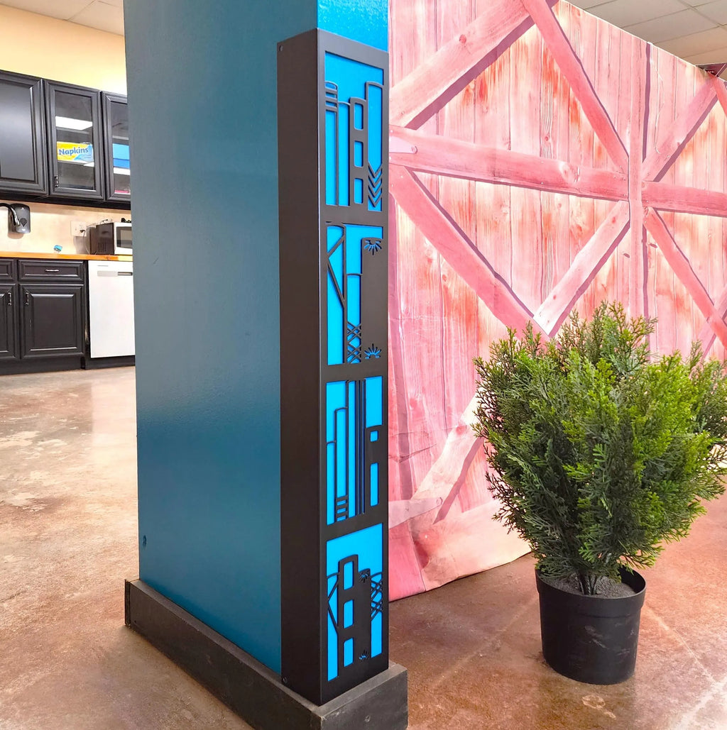 Metal Wall Corner Guard – Decorative Bookcase & Staircase Edge Protector