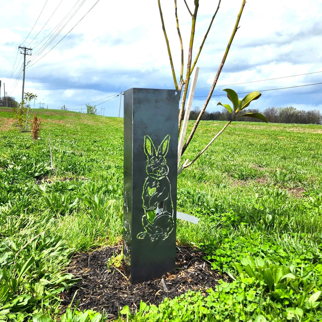 Bunny Metal Corner Guard – Whimsical Wall & Garden Corner Protector