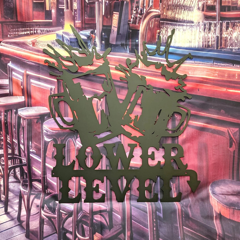 Metal Bar Wall Sign – Home Bar & Indoor Wall Decor