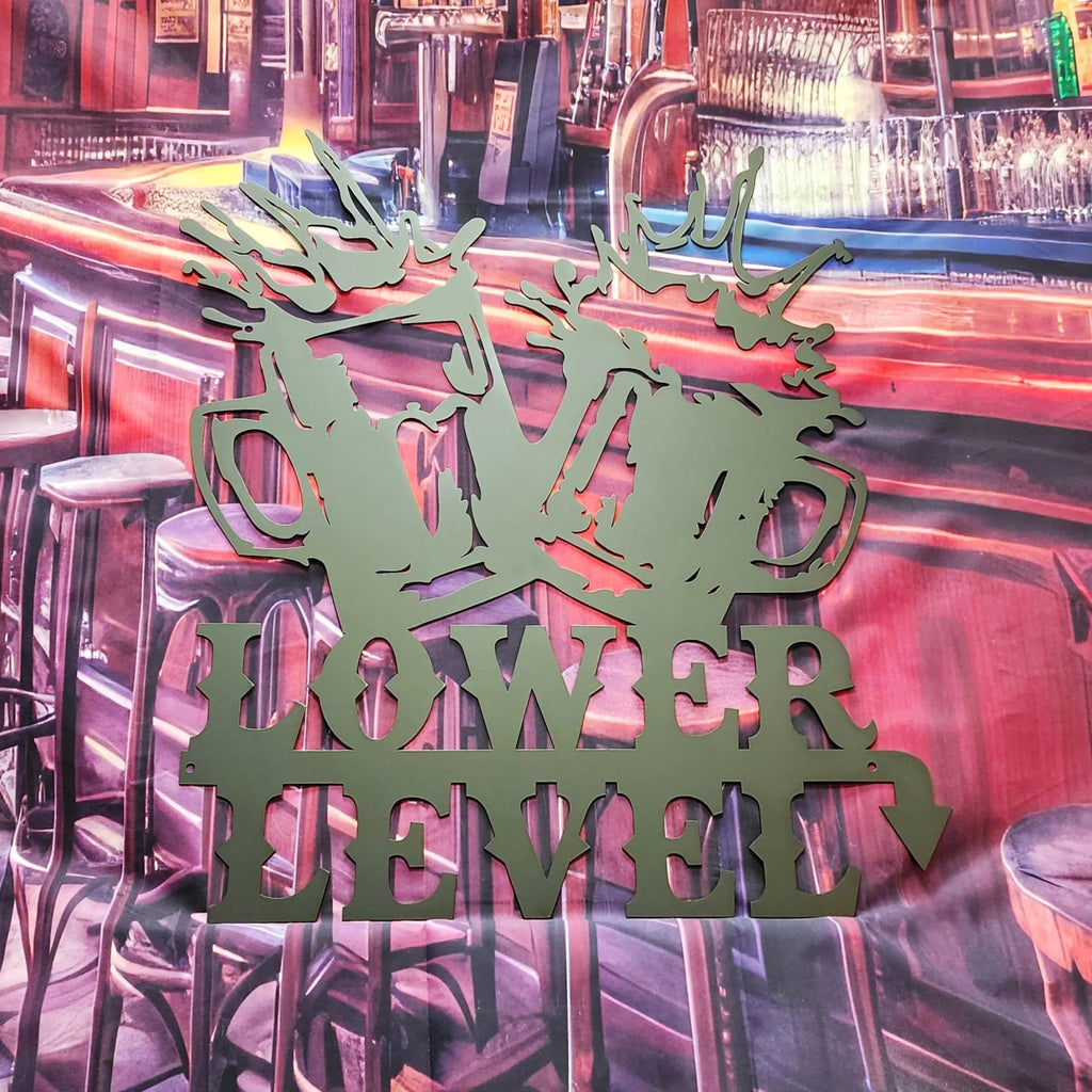 Metal Bar Wall Sign – Home Bar & Indoor Wall Decor