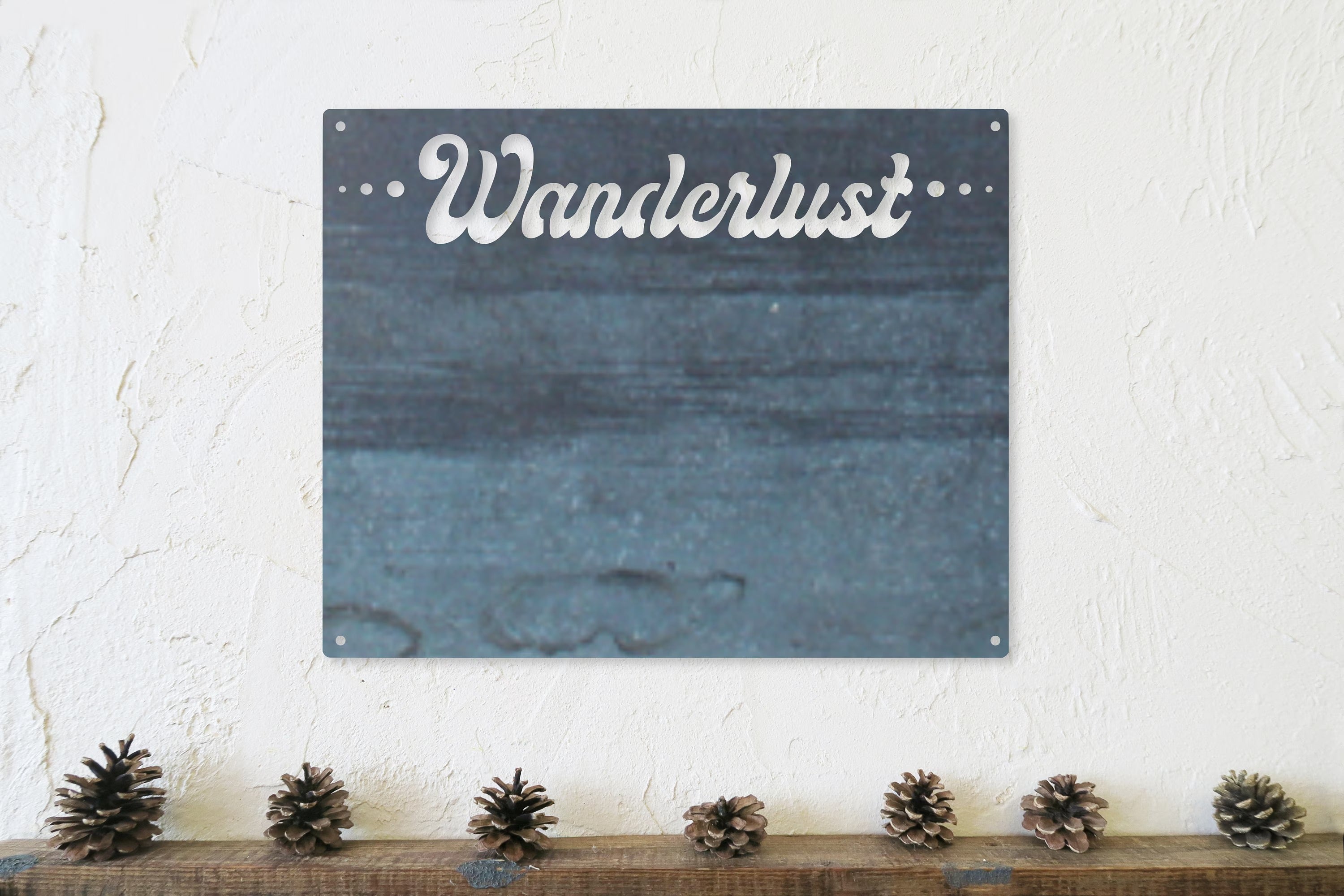 Travel Magnet Board – Wall Organizer for Travel Memories & Home Office Decor