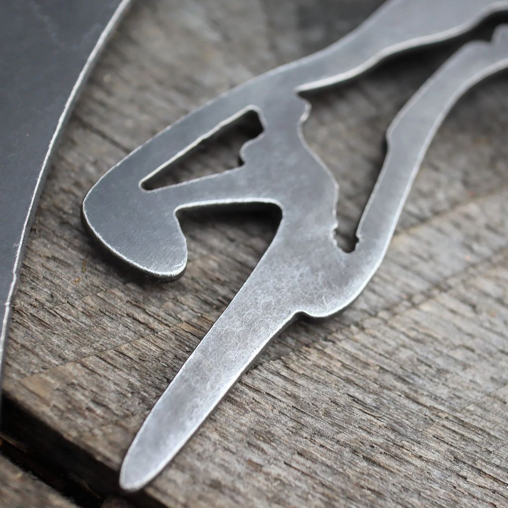Gadsden-Style Snake Metal Address Sign
