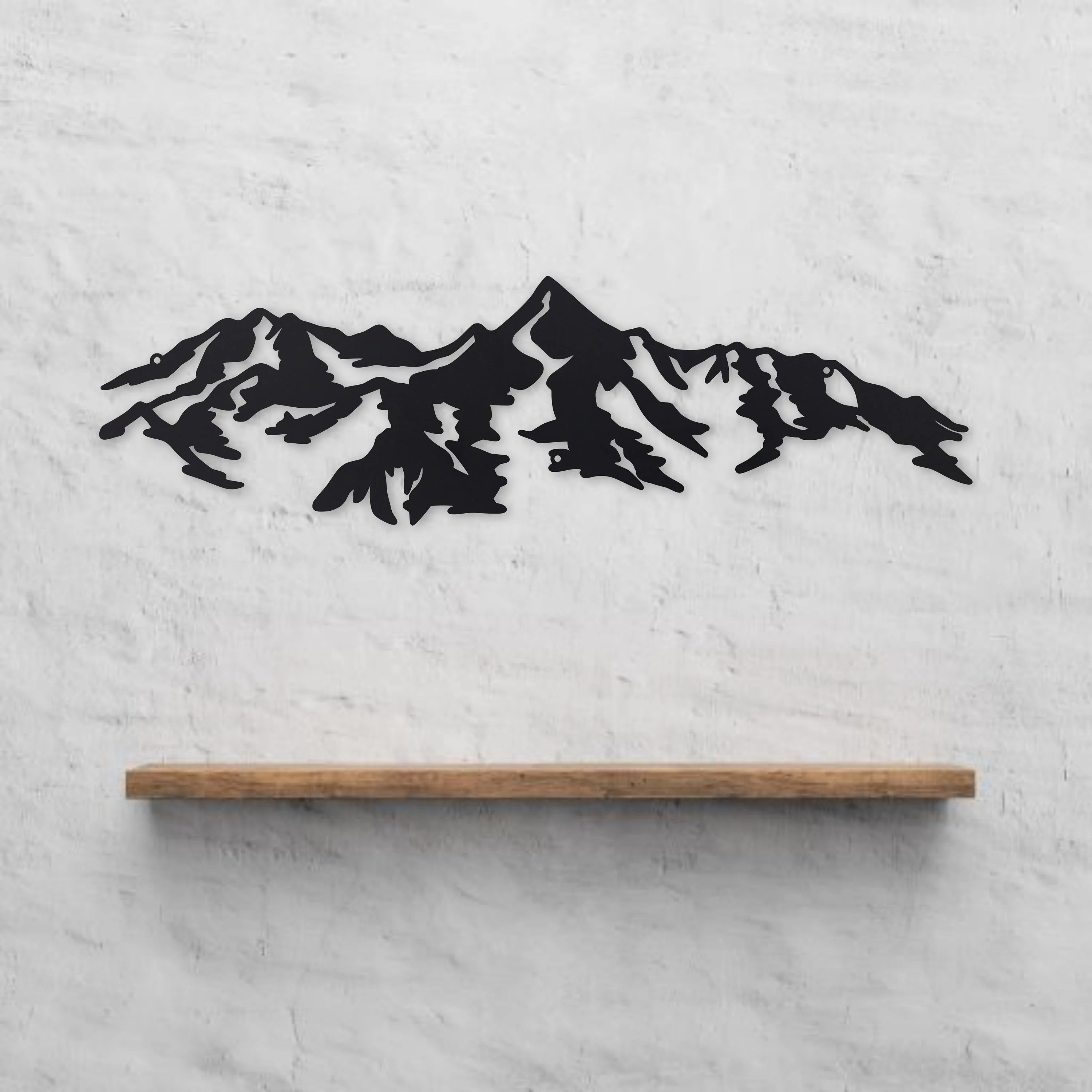 Mountain Metal Wall Art – Scenic Mountain Wall Decor for Home & Outdoor Spaces