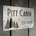 Metal Cabin Wall Sign – Mountain-Inspired Home & Outdoor Wall Decor