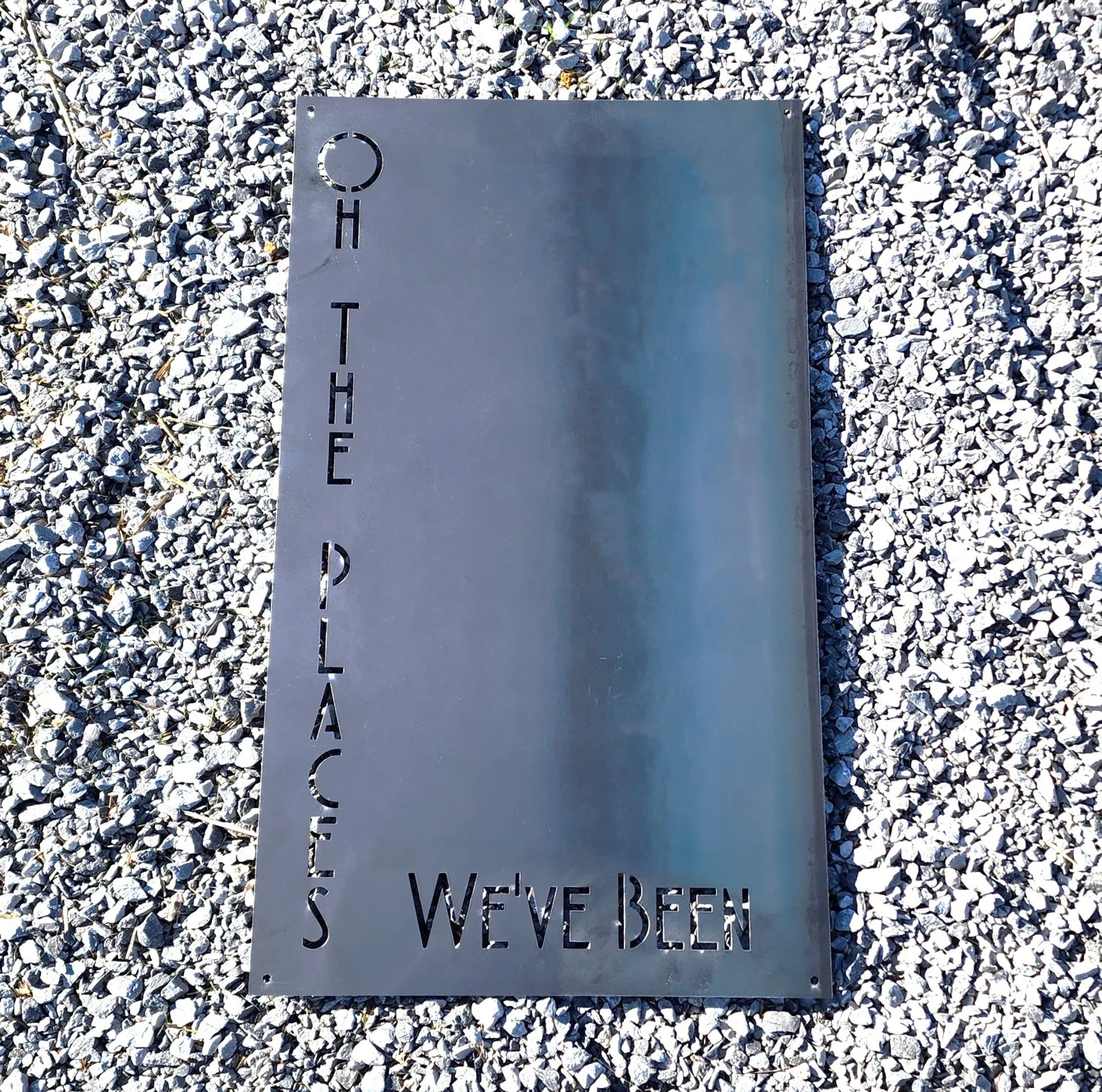 World Travel Magnet Board - Steel Wall Map Display