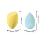 Makeup Sponge Blender | Cosmetic Puff for Foundation & Powder | Beauty Tool Accessories 